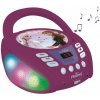 Lexibook Prenosný Bluetooth CD prehrávač Disney Frozen so svetelnými efektmi