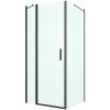 Súprava sprchové dvere Oltens Verdal 21204300, stena sprchovacieho kúta Oltens Hallan 22101300