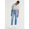 Levi´s dámske rifle 501 original cropped jeans modré
