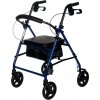 Rehafund Rf-610/n chodítko 4-kolesové pre seniorov modré
