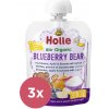 3x HOLLE BIO Blueberry bear - detské ovocné pyré s jogurtom 85 g