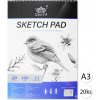 OPETH 135377 Skicár na kreslenie, 160g/m2, 20ks A3