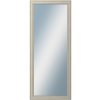 DANTIK - Zrkadlo v rámu, rozmer s rámom 50x120 cm z lišty STEP biela (3018)