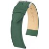 Kožený remienok Hirsch Osiris M 03433140-2, zelený, teľacia koža, dĺžka M, Quick Release 16 mm