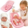 WOOPIE ROYAL Set detská bábika 30,5 cm + nosič ružová