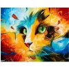 Norimpex Diamantové maľovanie Abstraktná mačka 30 x 40 cm