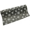 Vianočný jutová role 28cm x 3m 3 - sivá / biela