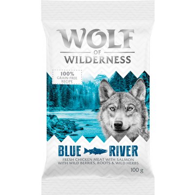 Wolf of Wilderness - Skúšobné balenie - Blue River - losos (100 g)