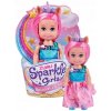 ZURU SPARKLE GIRLZ UNICORN PRINCESS Princezná Jednorožec Bábika Ružová