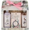 Bohemia Gifts Vánoční sprchový gél 100 ml + Vánoční šampon na vlasy 100 ml + šípek a růže vonná karta 11 x 6,3 cm darčeková sada