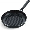 GreenPan Smart nepriľnavá guľatá grilovacia panvica, Ø 28 cm, čierna CC005194-001