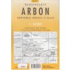 mapa SAW-Arbon 1:50 t. se značkami