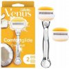 Holiaci strojček Gillette Venus Comfortglide Coconut 5 čepieľok, strieborný