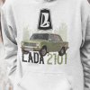 Mikina s potlačou LADA 2101 Dámsky Biela M