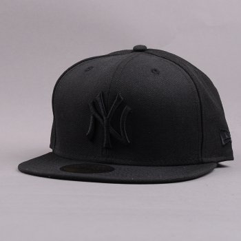 New Era black On black NY Yankees 59Fifty Cap black