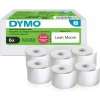 DYMO promo balenie - 6 x štítky na menovky, biely papier, 89x41mm 2234187