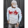 Pánska mikina ecru na zips (bx5445) L