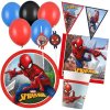 MojeParty Party set - Spiderman - stolovanie, dekorácia pre 8 osôb