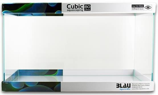 Blau aquaristic Cubic Aquascaping 62x36x36 cm, 80 l