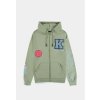 Naruto Kakashi Zipper Hoodie Green