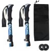 MG Nordic Walking trekingové palice 34 -127 cm, modré