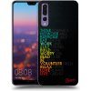Picasee silikónový čierny obal pre Huawei P20 Pro - Motto života