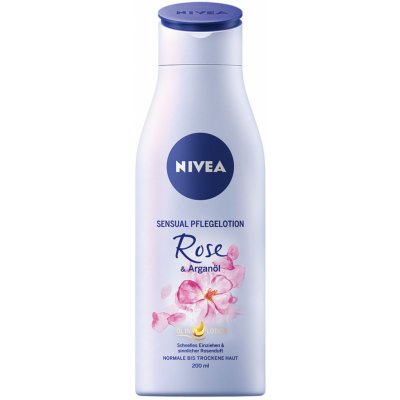 Nivea Rose telové mlieko s olejom Ruža & arganový olej 200 ml od 3,19 € -  Heureka.sk