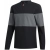 Pánska golfová mikina Adidas Lightweight Hi-Stretch Layering S Čierna/Šedá