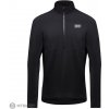 GOREWEAR TrailKPR Hybrid 1/2 Zip mikina, čierna L