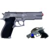 Alltoys policejní pistole stříbrná matná kovová 8 ran