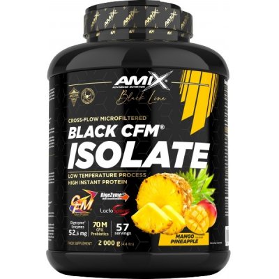 Amix Black CFM Isolate 2000 g mango-ananás