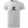 Orientačný beh muž-žena - Klasické pánske tričko vyššej gramáže - 4XL ( Svetlosivý melír )