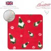 DRYBED Premium Vet Bed XMAS Vianočný škriatok červený 100 x 75 cm
