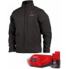 MILWAUKEE M12 HJBL5-201 (XL) vyhrievaná bunda čierna 12V/2Ah