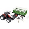 Amewi RC TRAKTOR 2,4 Ghz s vozem pro zvířata světla zvuk RTR 1:24