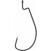 Mistrall offsetový háčik Wide worm s očkom 6 black nickel 10ks