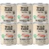 WILD FARM Pate Losos a ryba 6x800g bezlepkové krmivo pre psov