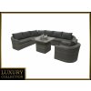 Deokork Ratanová modulová zostava BORNEO LUXURY pre 7 osôb (sivá)
