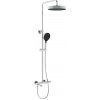 Rubineta Sprchový termostatický nástenný set COSY-10 + STĹP RAINFALL, chróm OLBACOS10RAIN