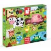 Janod dotykové puzzle Zvieratká na farme