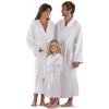 AKCE Unisex froté župan 2114 Sauna biely - Vestis M
