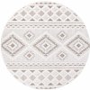 Okrúhly terasový koberec SANTORINI - 435 krémový Priemer koberca: 200cm
