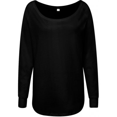 Mantis Predĺžené dámske tričko s dlhými rukávmi Čierna