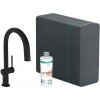 Hansgrohe Aqittura M91 kuchynská batéria s filtrom stojánková čierna 76836670
