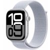 Apple Watch Series 10 42 mm strieborný hliník s oblačne modrým prevliekacím remienkom MWWD3QC/A