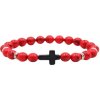 Gaira náramok Cross 3128 Jaspis červený
