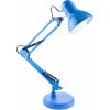 Stolová kresliaca lampa E27 TOBI Blue Lumiled + držiak na dosku