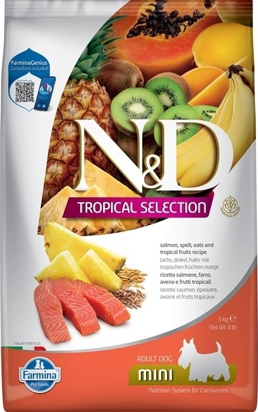 N&D Tropical Selection Dog Adult Mini Salmon 5 kg