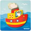 Woody puzzle detský čln