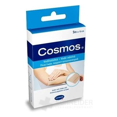 COSMOS Vode odolná náplasť na rany (6x10 cm) 1x5 ks (1 bal)